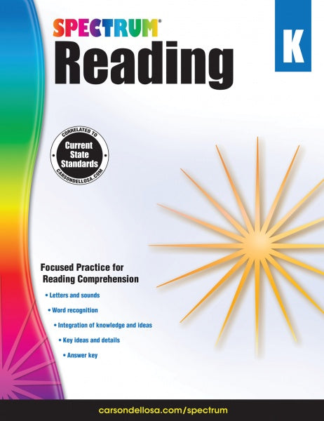 SPECTRUM COMMON CORE READING GRADE K