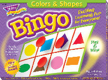 BINGO: COLORS AND SHAPES