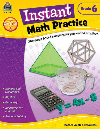 INSTANT MATH PRACTICE GRADE 6