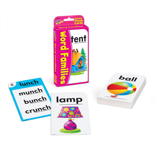 POCKET FLASH CARDS: WORD FAMILIES